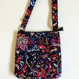 Vera Bradley Black Floral Handbag